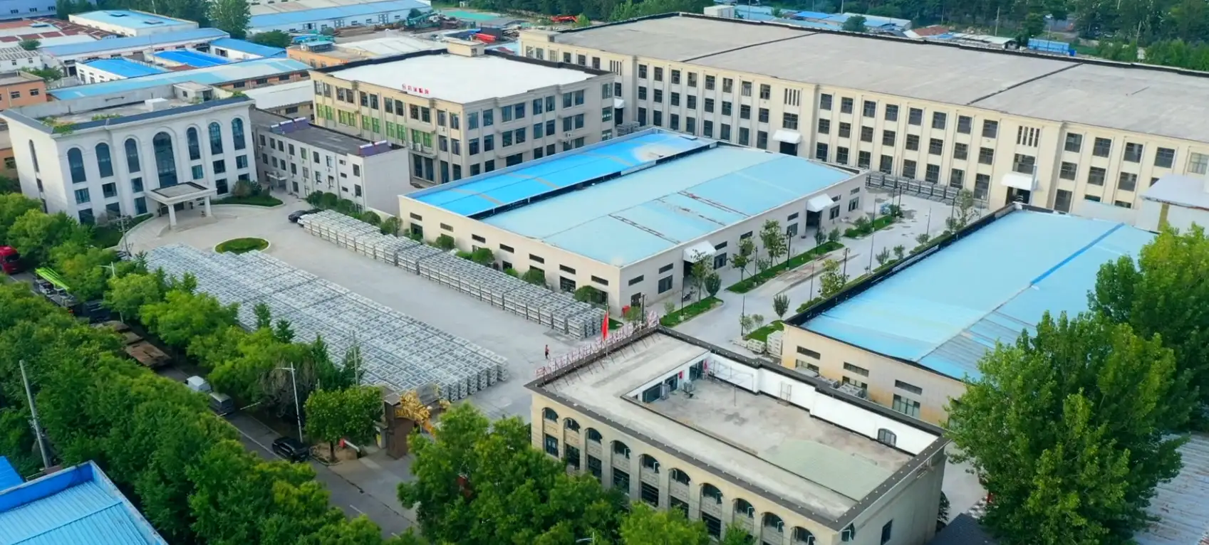 Factory Aerial View